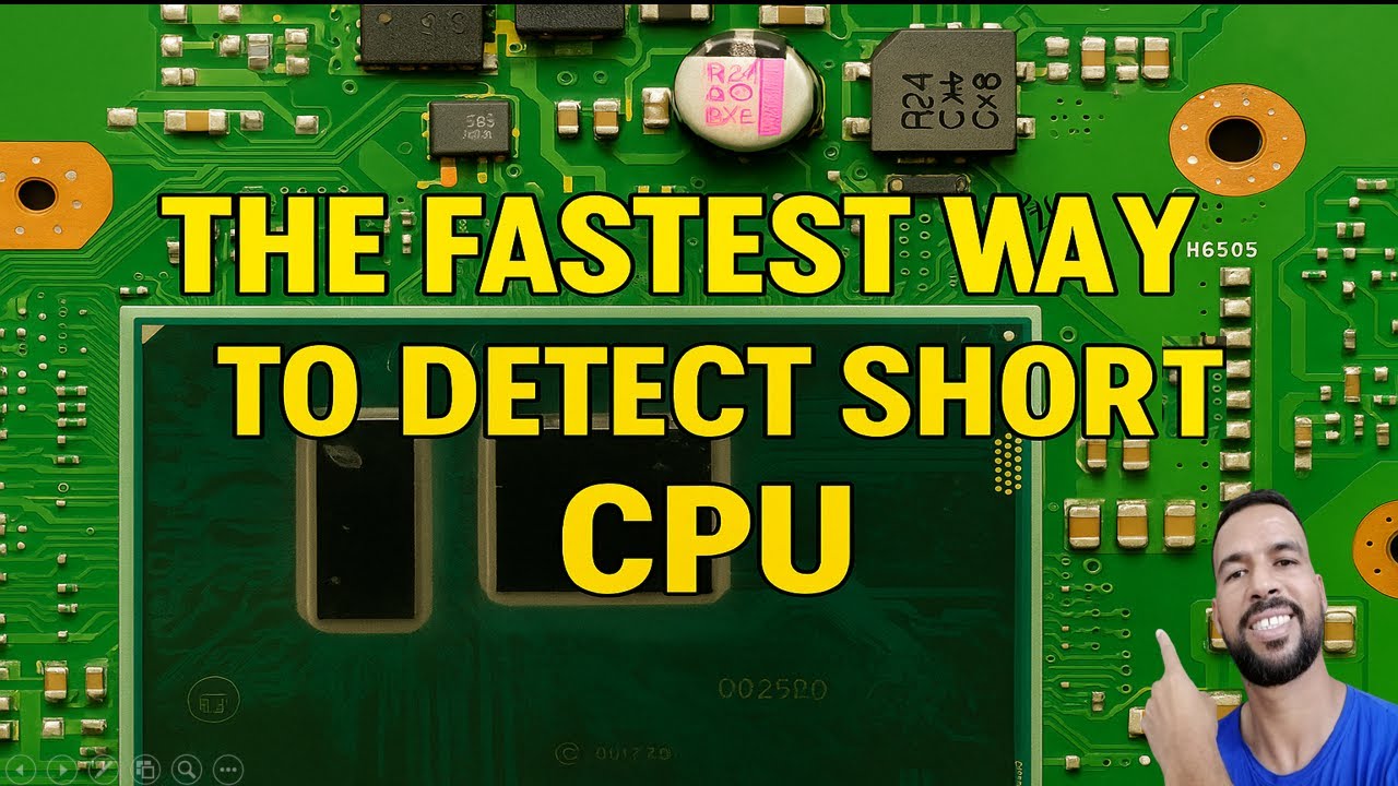 Как быстро найти короткое замыкание на любой материнской плате | Определите короткое замыкание ин...
