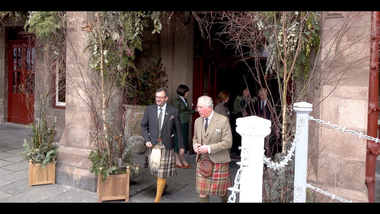 HRH The Duke & Duchess of Rothesay attend the official opening of the Fife Arms in Braemar 2019