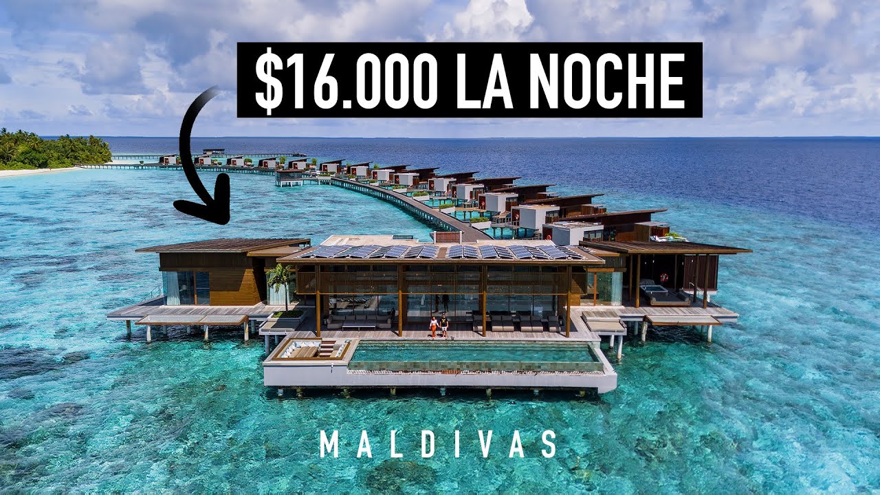 Así es la suite PRESIDENCIAL de un resort en MALDIVAS - $16.000 la noche