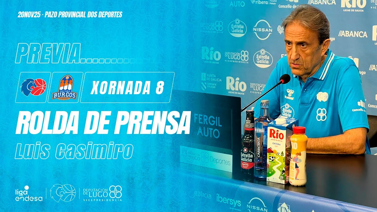 Previa X8 Liga Endesa 25/26 Río Breogán vs Recoletas Salud San Pablo Burgos | Luis Casimiro