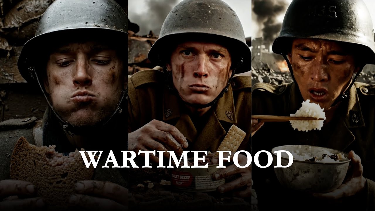 Soldiers Meals in WWI & WWII - Old War Rations (Cinematic AI Compilation)