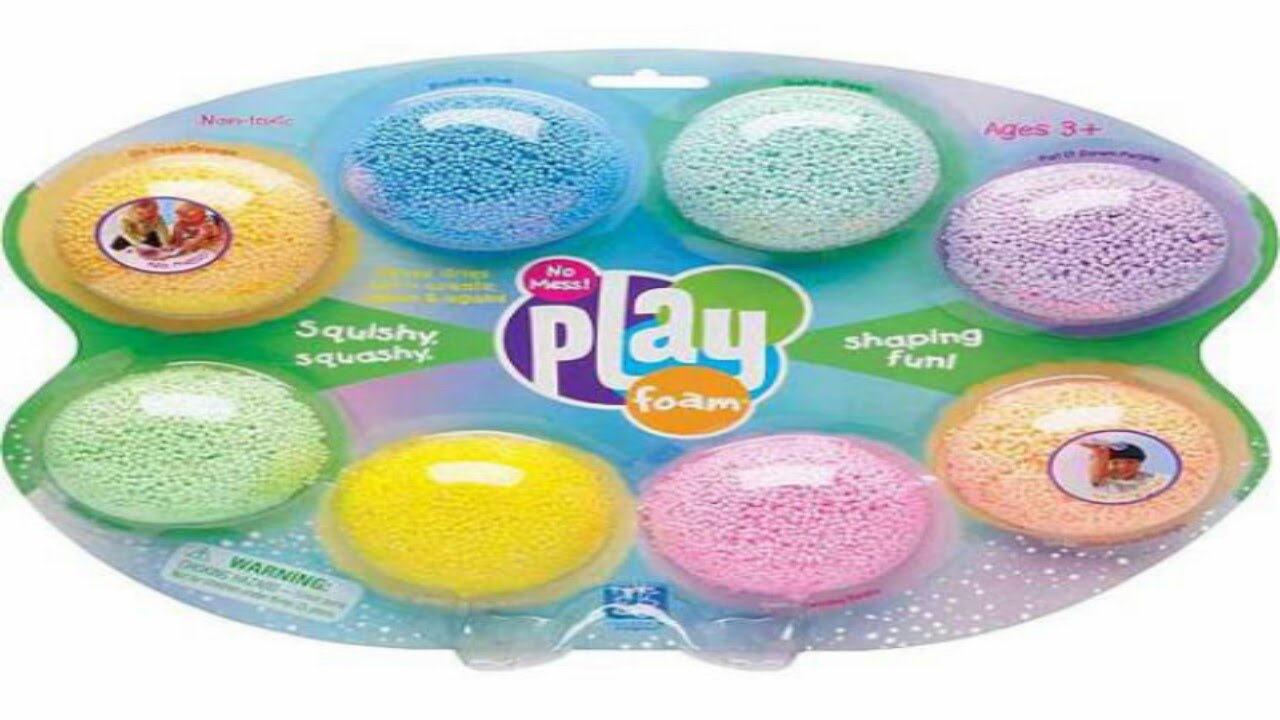 No Mess Playfoam by Educational Insights. Play foam for kids. Play foam review. Sensory activity