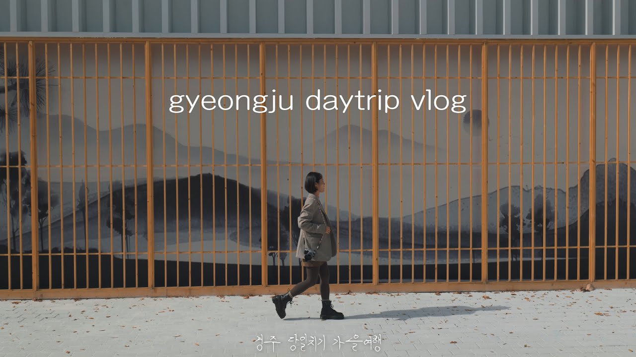 경주 당일치기 여행 vlog | 가을에 어울리는 곳들 | 솔거미술관, 우양미술관, 경주엑스포대공원, 테라로사, 첨성대 미디어아트