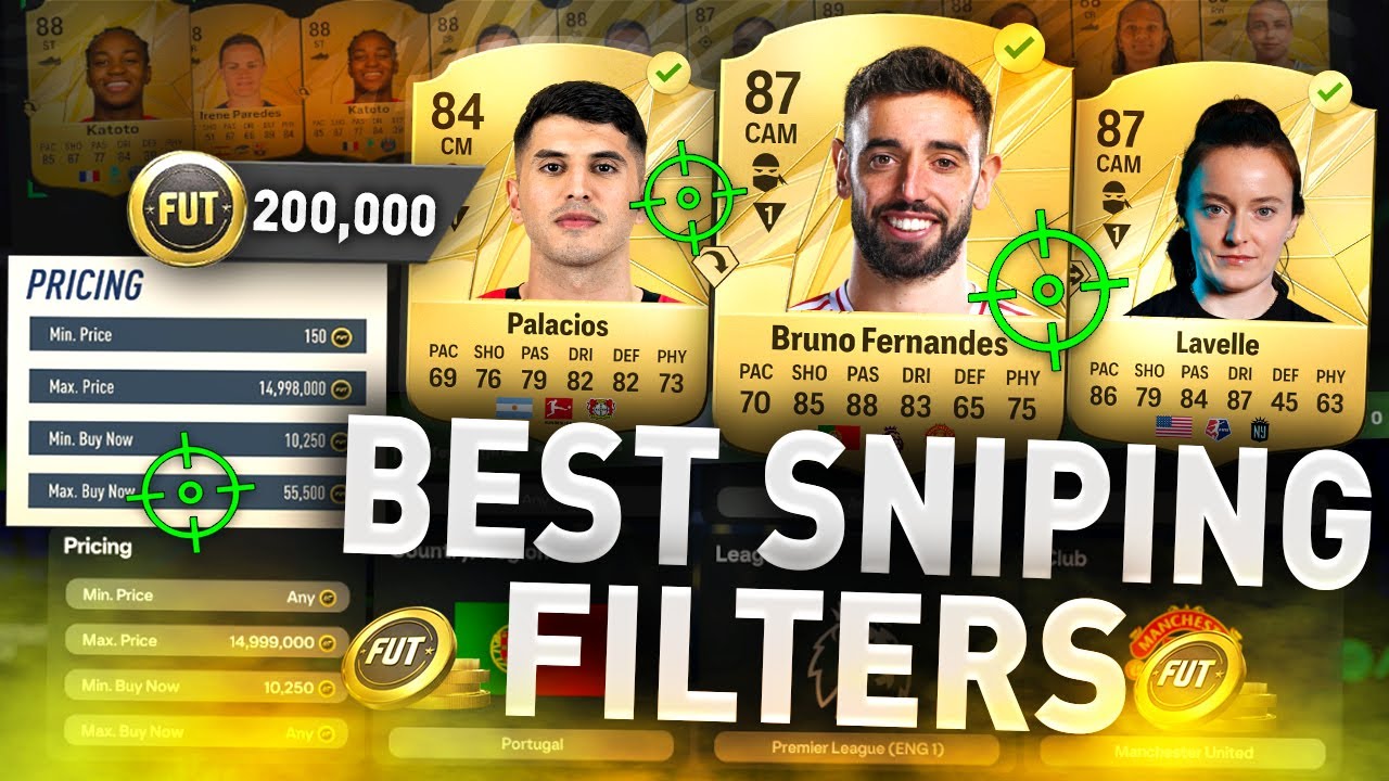 WOW! 🥶 The Best Sniping Filters *MAKE 200K QUICKLY* (FC25 BEST SNIPING FILTERS)
