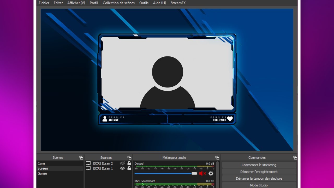 Mettre des overlays sur OBS Studio