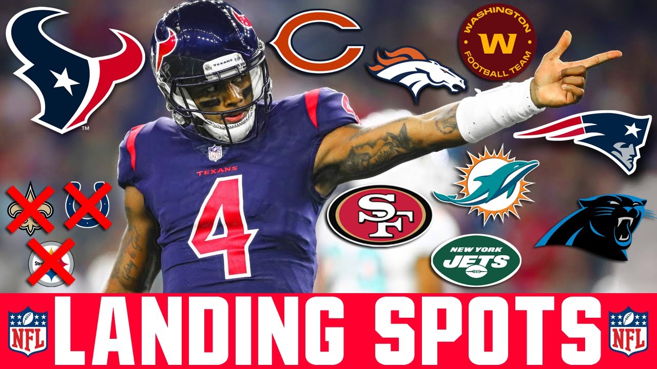 NFL Teams That Should TRADE For Deshaun Watson (Deshaun Watson Trade Landing Spots)