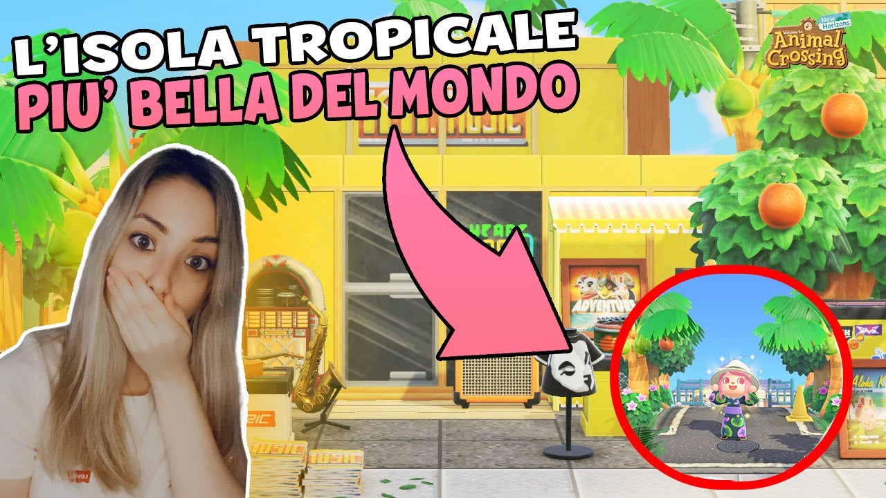 QUEST'ISOLA E' PIU' BELLA DELLA MIA 😱 ISOLA TROPICALE TOUR 🌴 Animal Crossing New Horizons