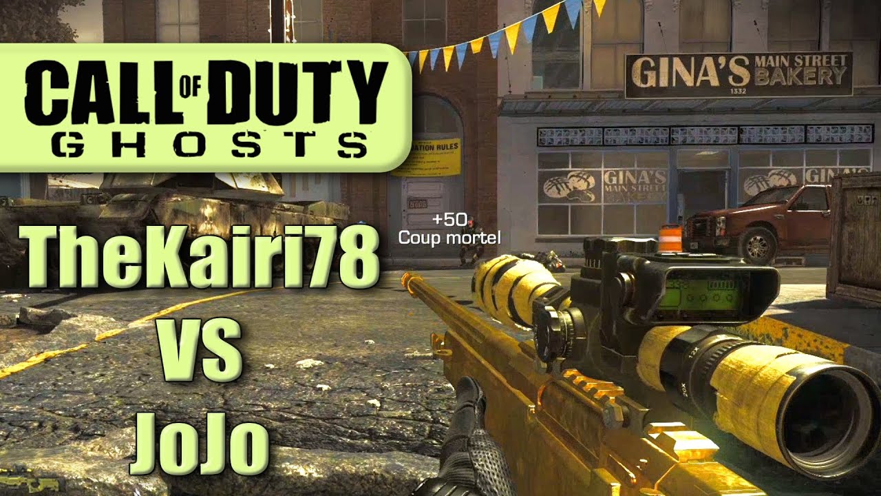 TheKairi78 & JoJo - 1 vs 1 au snipe sur Call of Duty : Ghosts