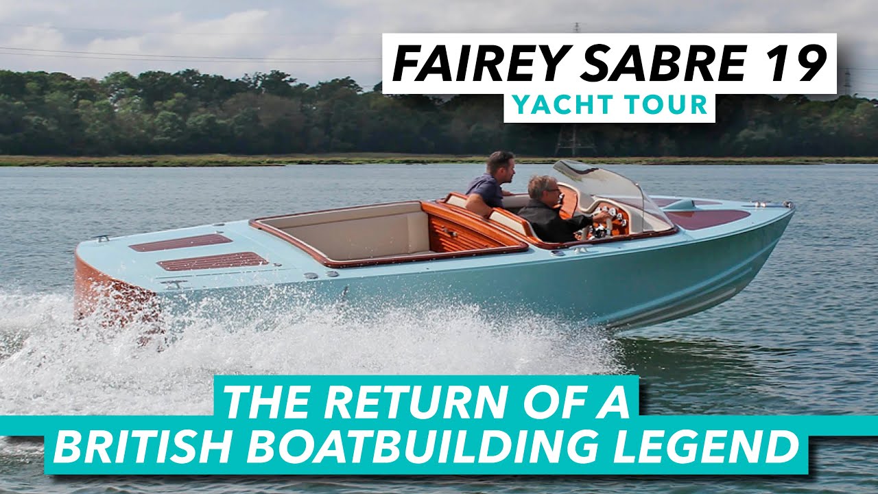 Return of a British boatbuilding legend | Full tour of Fairey Marine's Sabre superyacht tender | MBY