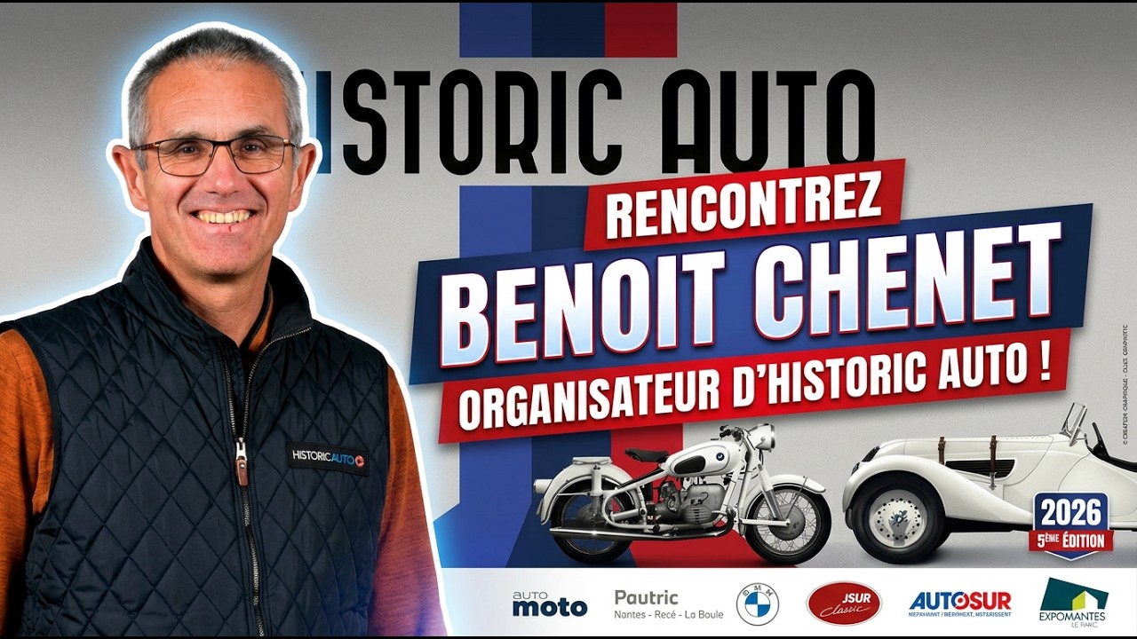 Interview exclusive de Benoit Chenet organisateur n°2 d'Historic Auto !