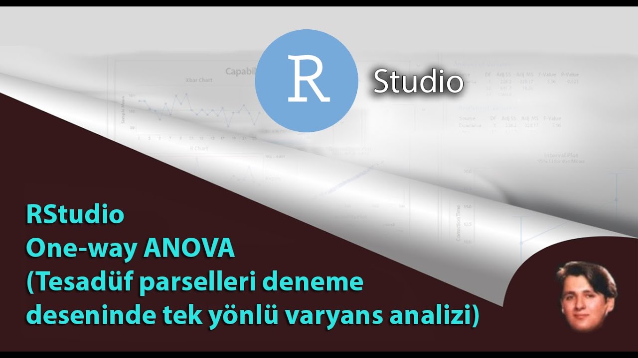 15) RStudio - One-way ANOVA (Tesadüf parselleri deneme deseninde tek yönlü varyans analizi)