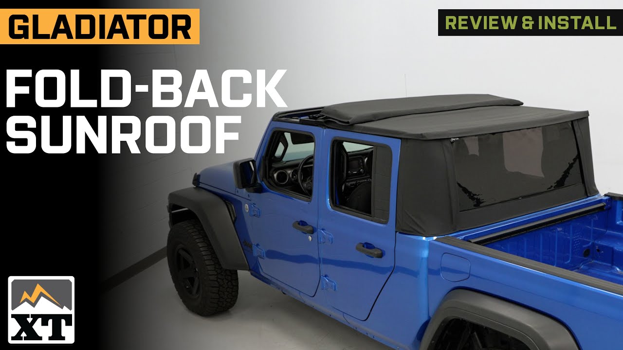Jeep Gladiator JT Trailview Fastback Soft Top with Fold-Back Sunroof Review & Install