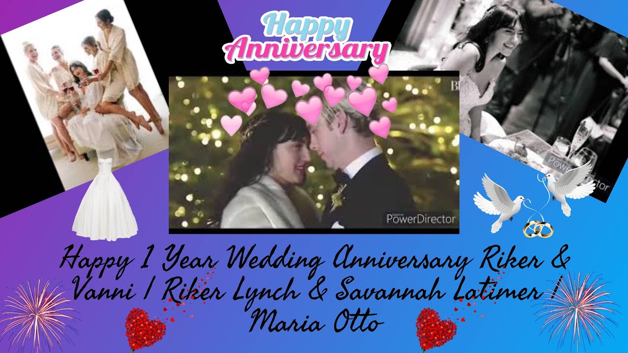 Happy 1 Year Wedding Anniversary Riker & Vanni | Riker Lynch & Savannah Latimer | Maria Otto