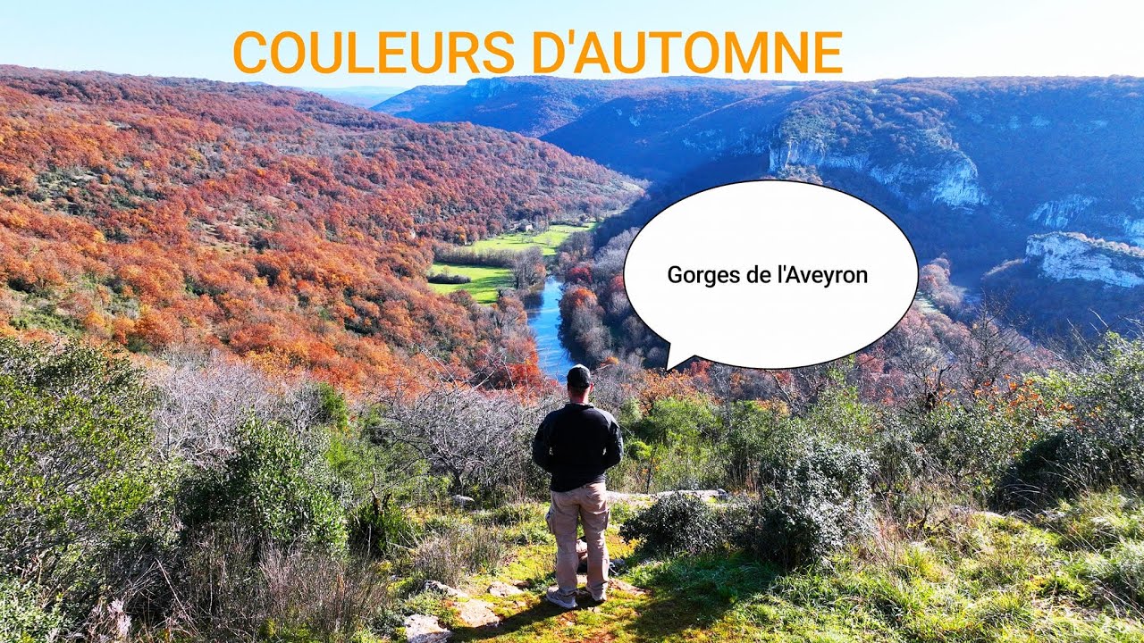 Automne dans les gorges de l'Aveyron