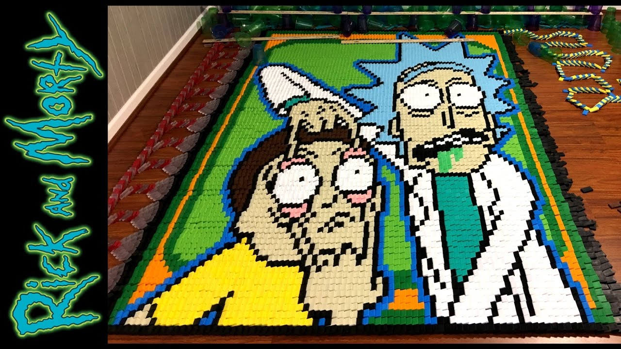Rick and Morty (In 18,365 Dominoes!)