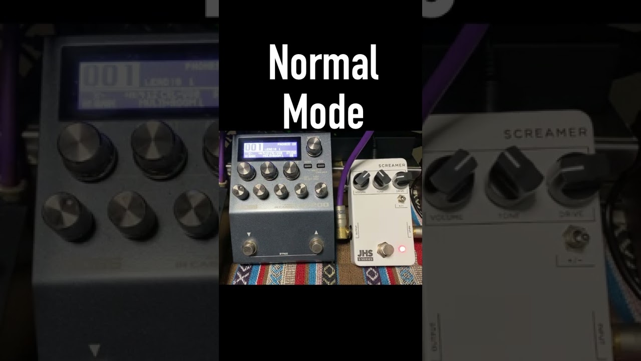 [Short Pedal Demo] JHS Pedals Screamer + Boss IR-200 X-High Gain 