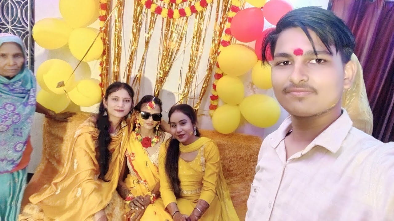 दीदी की सादी का vlog only हल्दी tak 