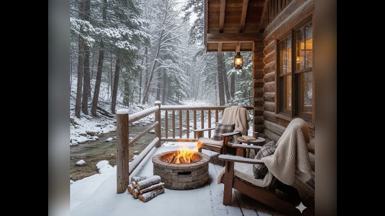 The Cozy Porch Sessions ❄️ – Instrumental Jazz to Work & Relax 🔥 