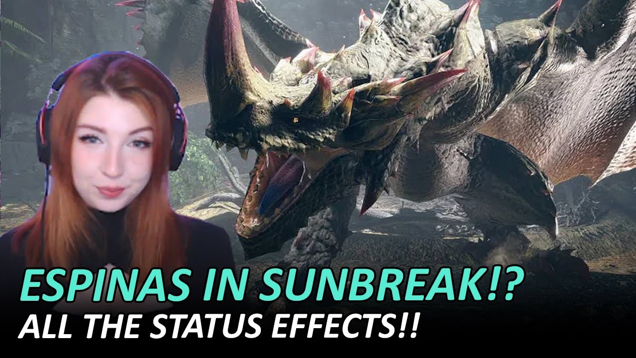 ESPINAS IN SUNBREAK - So Many Status Ailments!! - Solo Great Sword