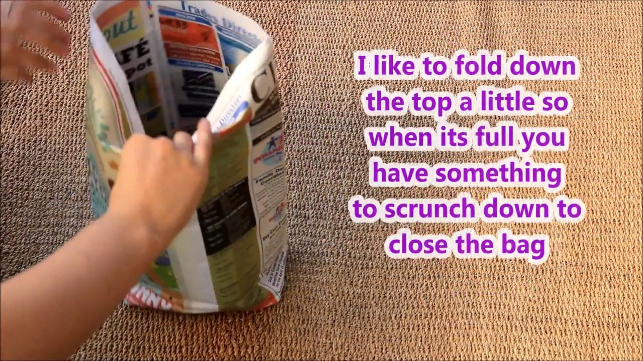 DIY Paper bin/trash Liner