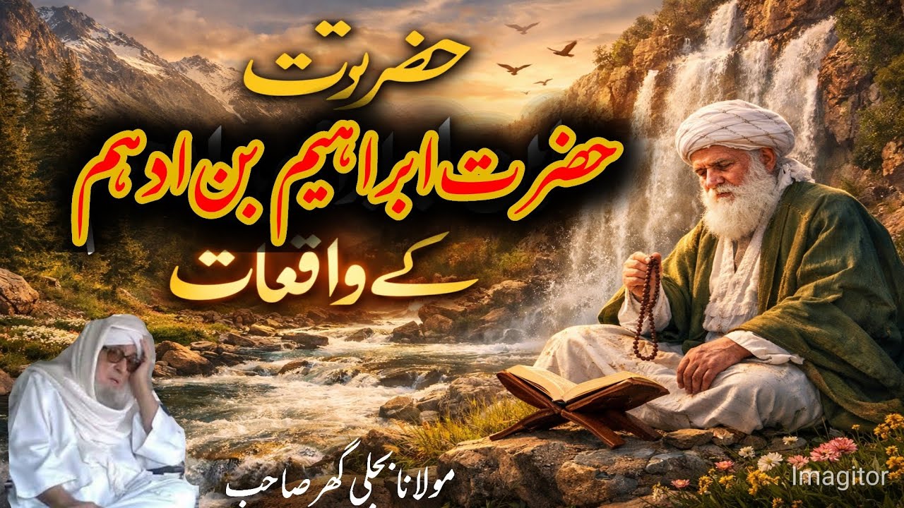 دہ حضرت ابراہیم بن ادہم زبردست واقعہ ||مولانا بجلی گھر صاحب پشتو بیان ||