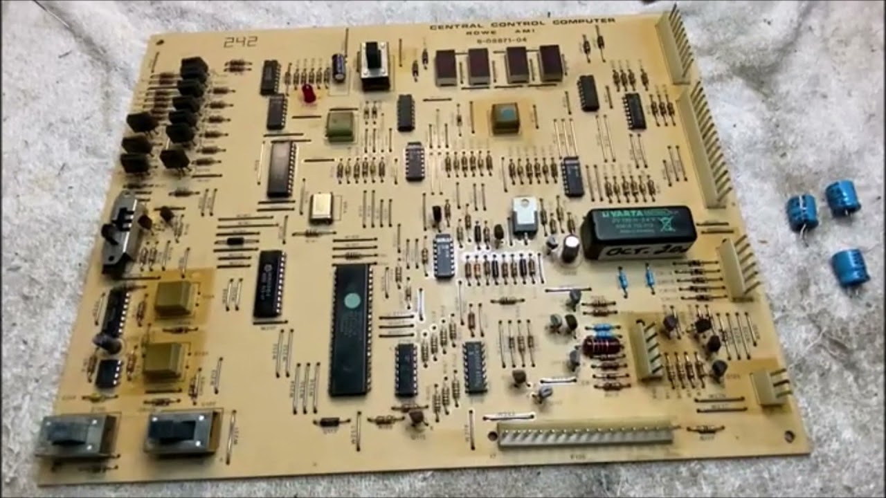 Rowe R-86 Jukebox Board Repair Video