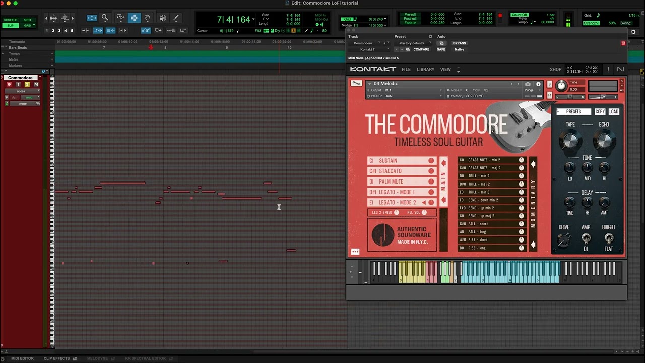 Making a Lo-Fi track with The Commodore