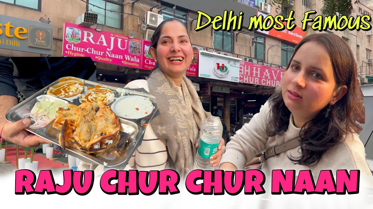 Chur Chur Naan Khane Gaye Dwarka 😋 | Raju Chur Chur Naan Wala | Delhi Food Vlog | @ssvlog125