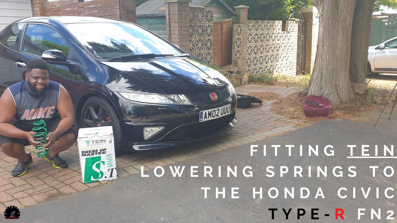 Fitting TEIN Lowering Springs to the Honda Civic Type-R FN2