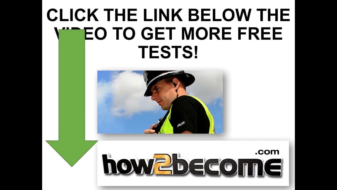 Police Officer Verbal Reasoning Tests