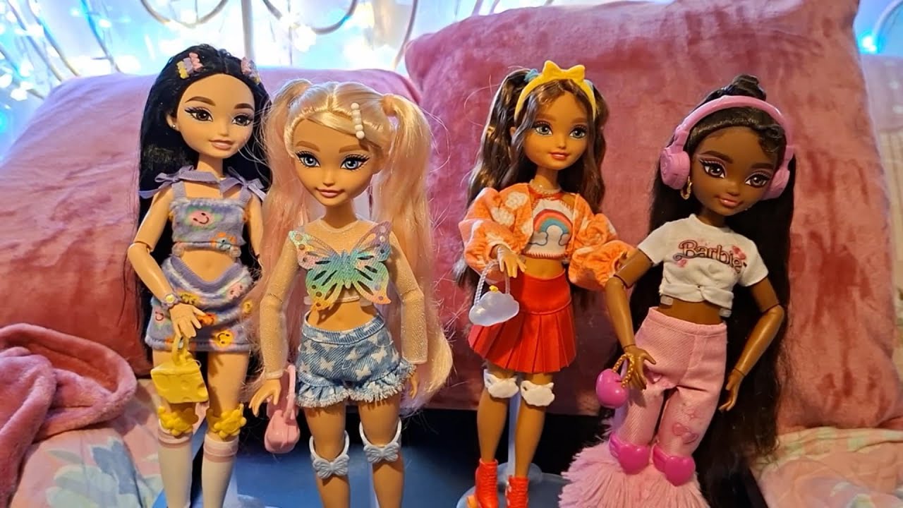 Unboxing and talking about Barbie Dream Besties Skate Party - Renée and Barbie Malibu mostly