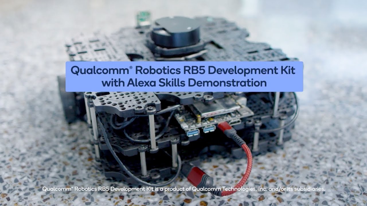Qualcomm Robotics RB5 development kit with Alexa skills demo