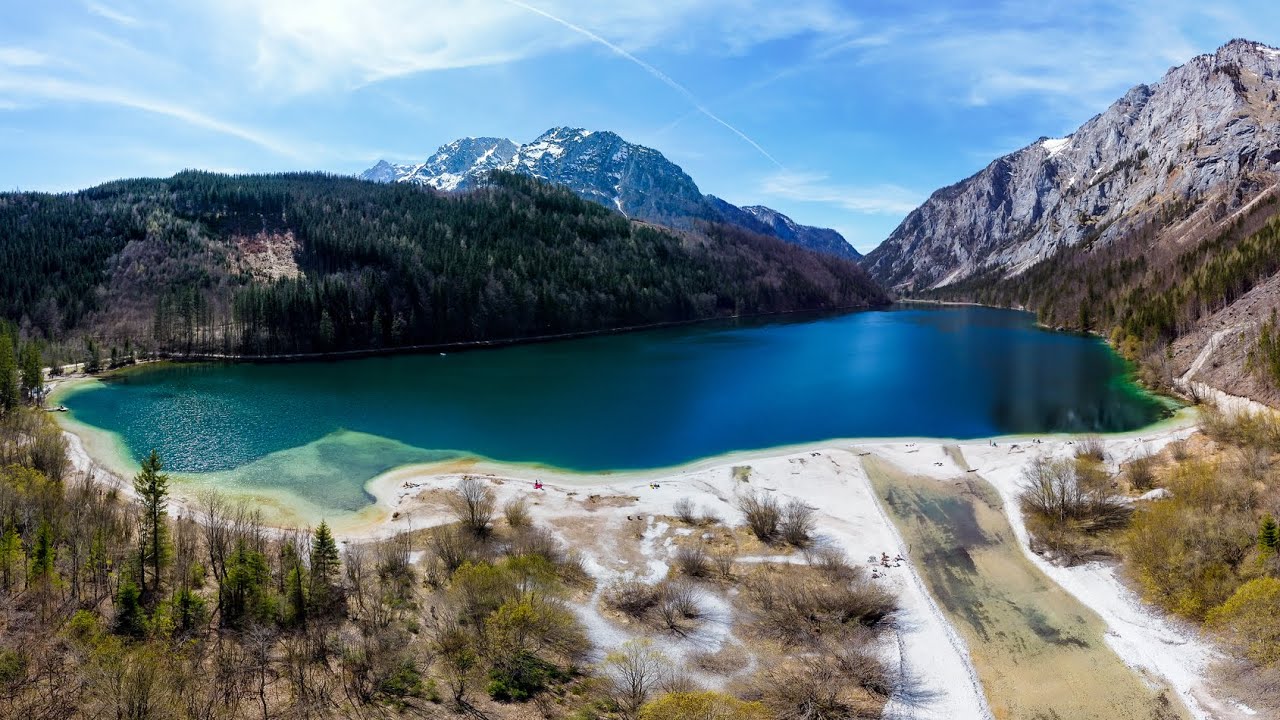 Der Leopoldsteinersee bei Fr&uuml;hlingsbeginn 4K