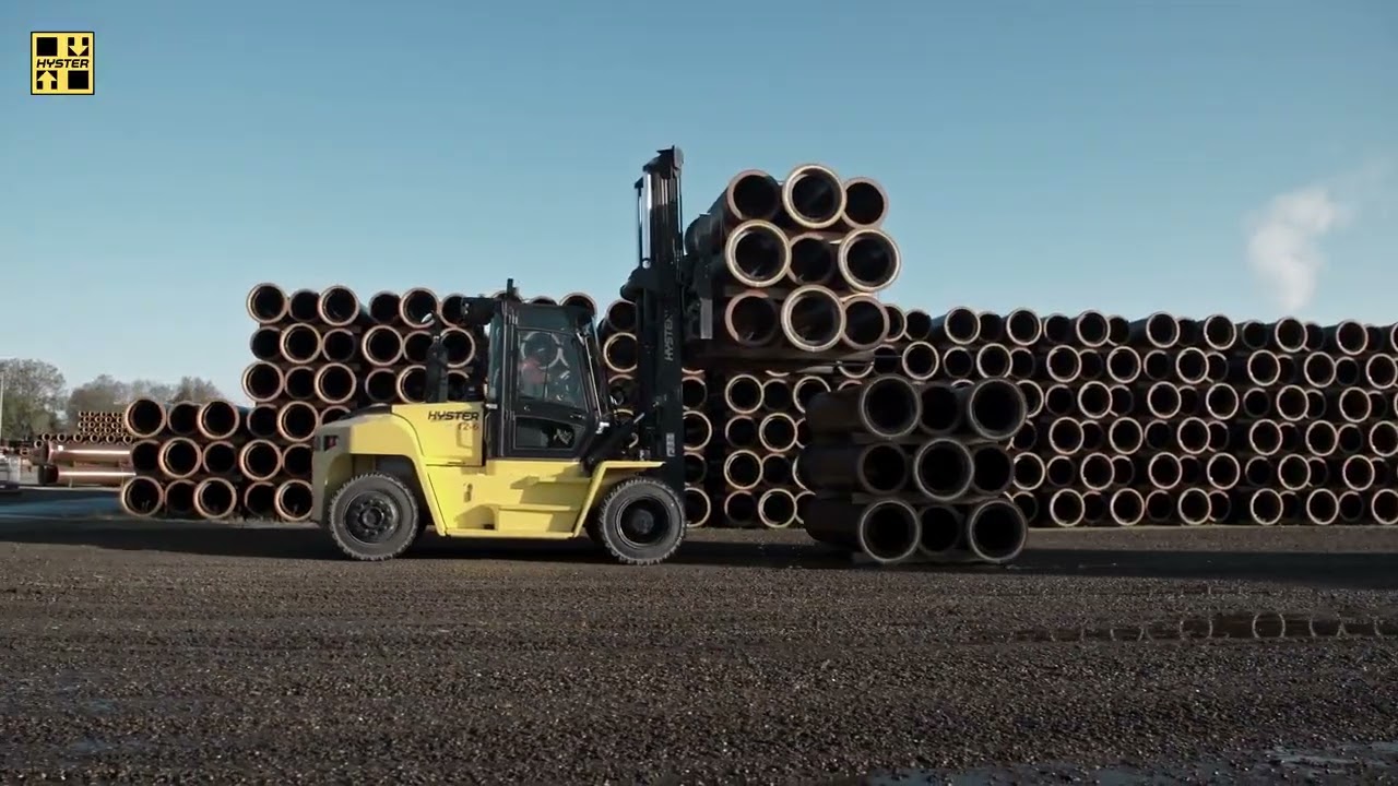 Погрузчики Hyster в работе со строительными материалами