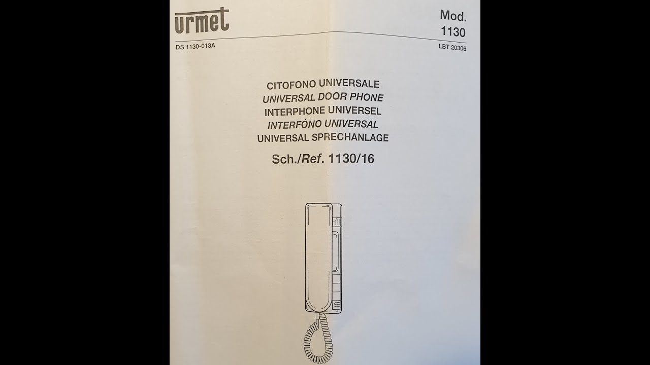 CITOFONO 1130