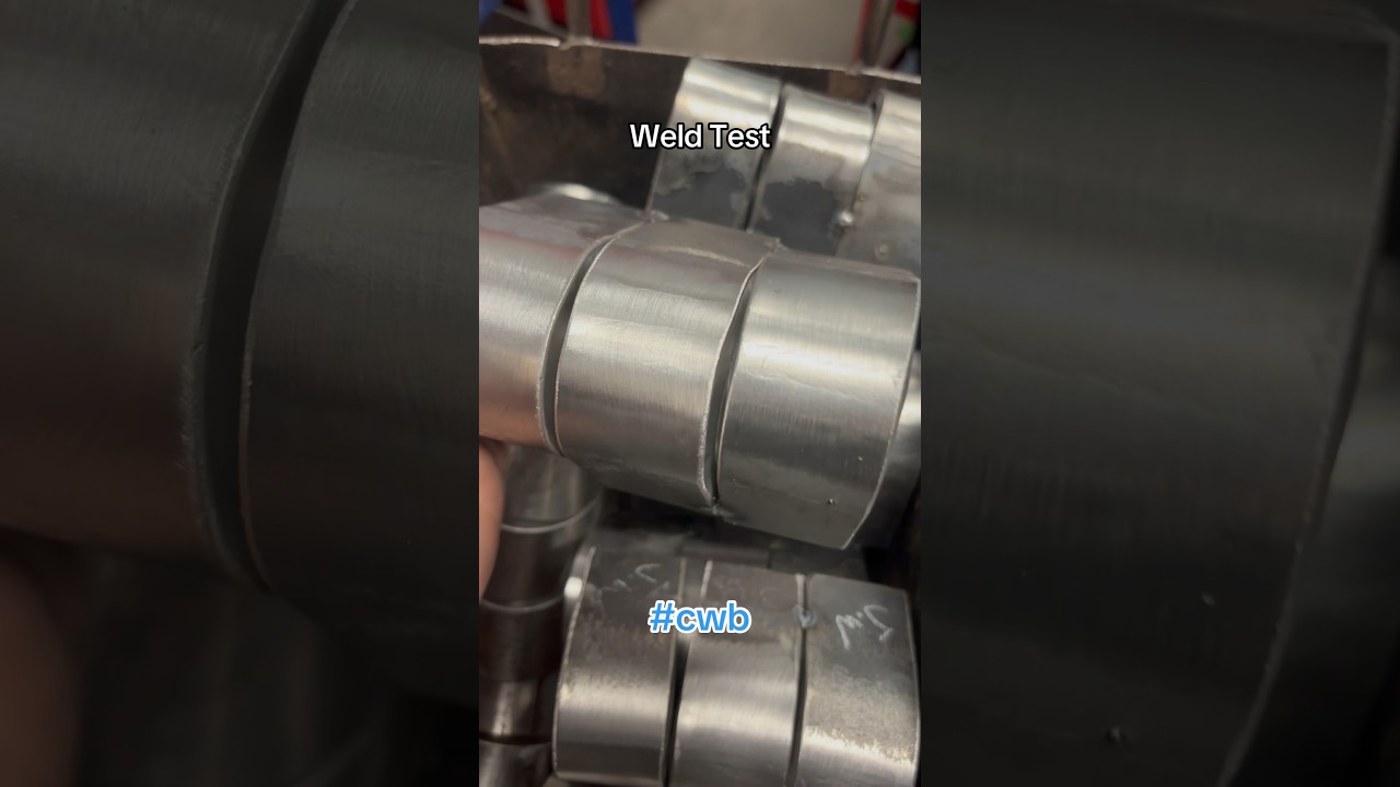 CWB WELDER TEST SESSION. 