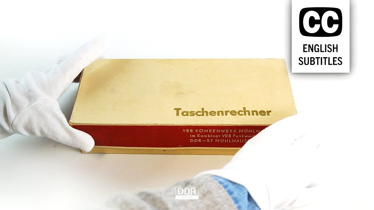 Taschenrechner &raquo;konkret 200&laquo; - #unboxingDDR (English Subtitles)