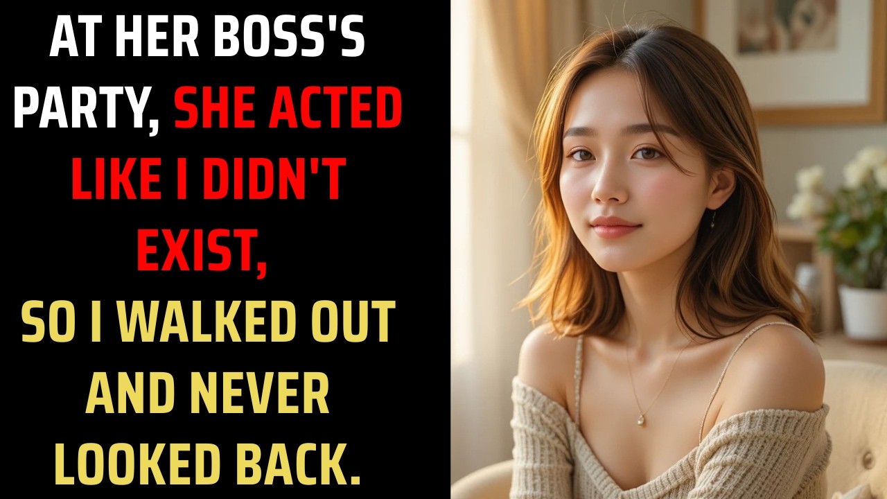 At Her Boss’s Party, She Pretended I Wasn’t There — So I Chose My Self-Respect