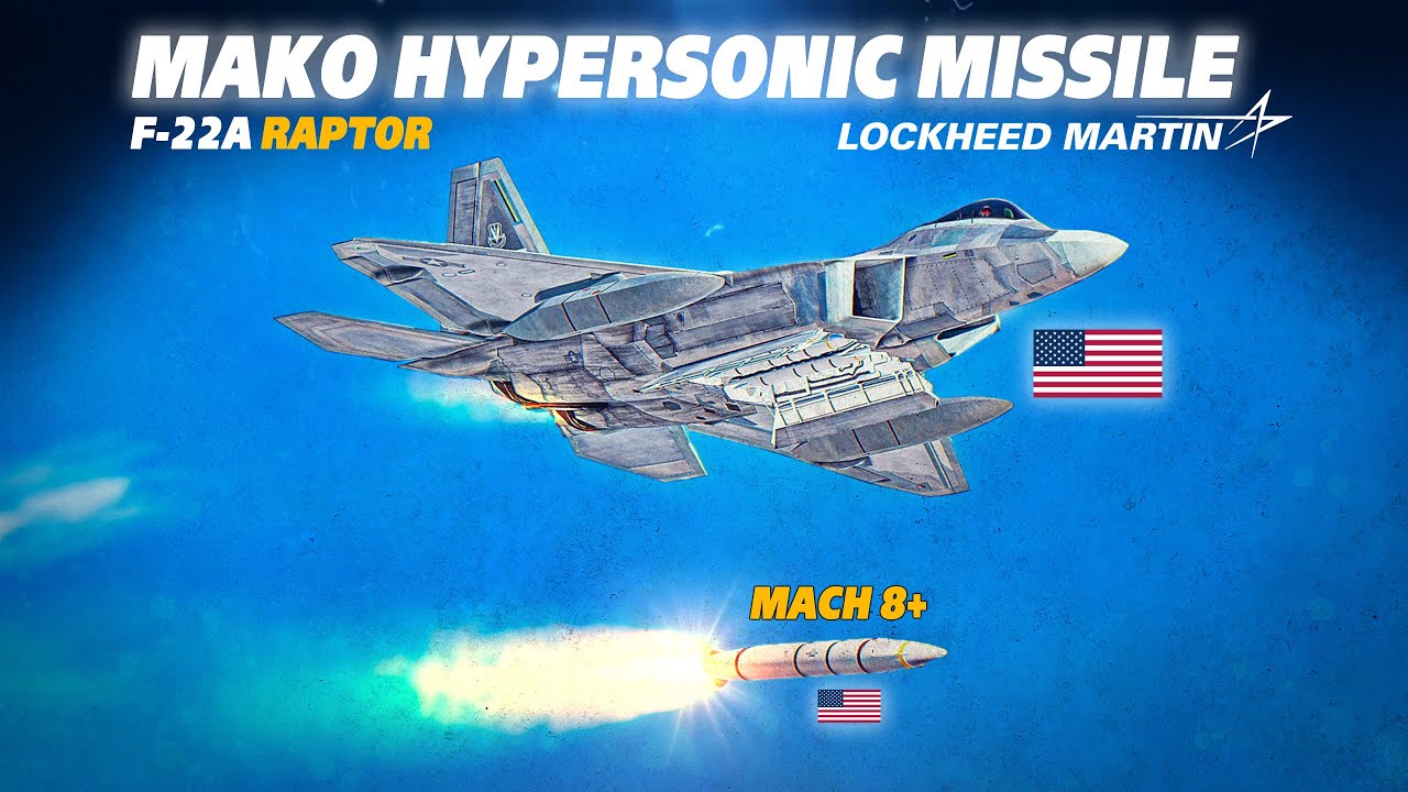 F-22 Raptor + гиперзвуковая ракета MAKO: будущее превосходства в воздухе | Цифровой боевой симуля...
