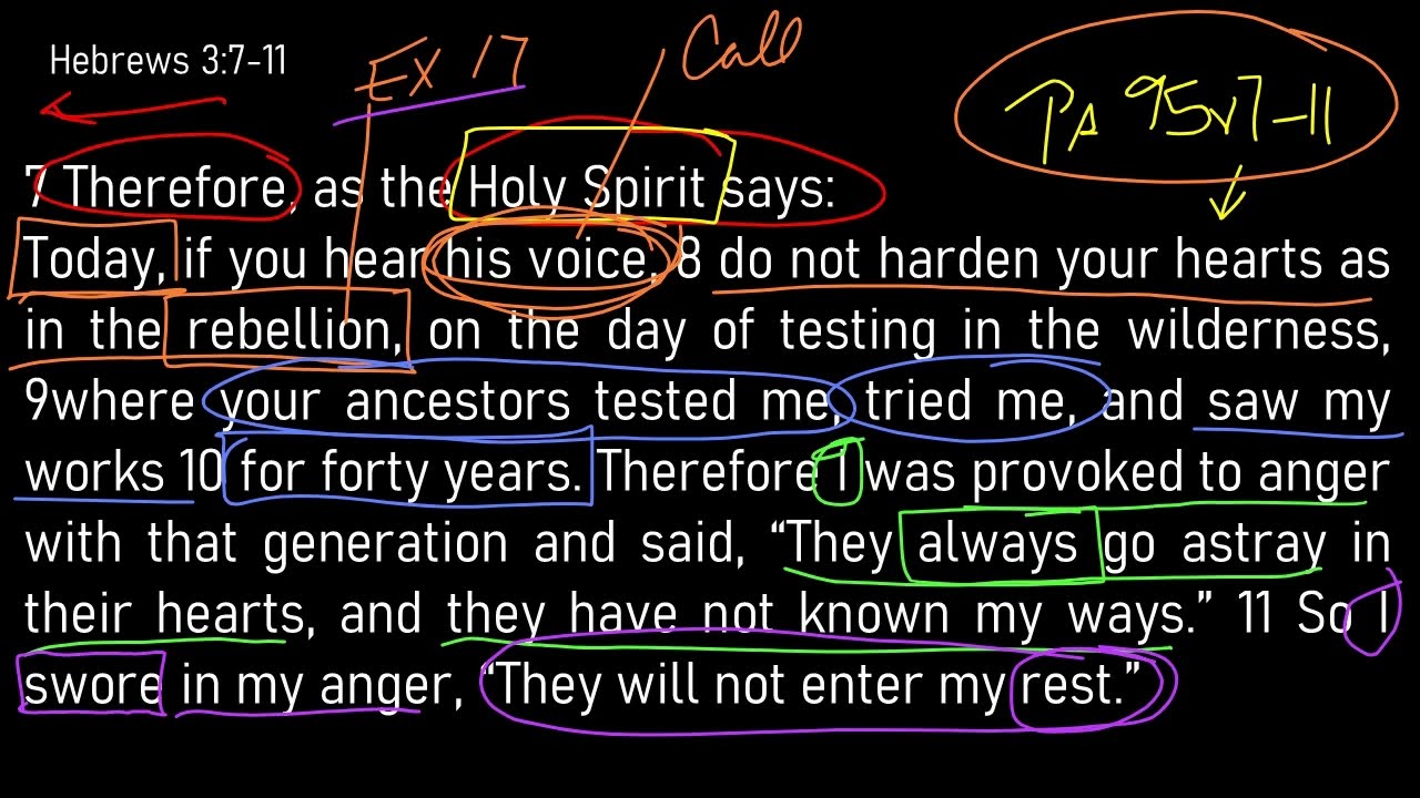 Hebrews 3:7-11 // The Gospel According to Hebrews