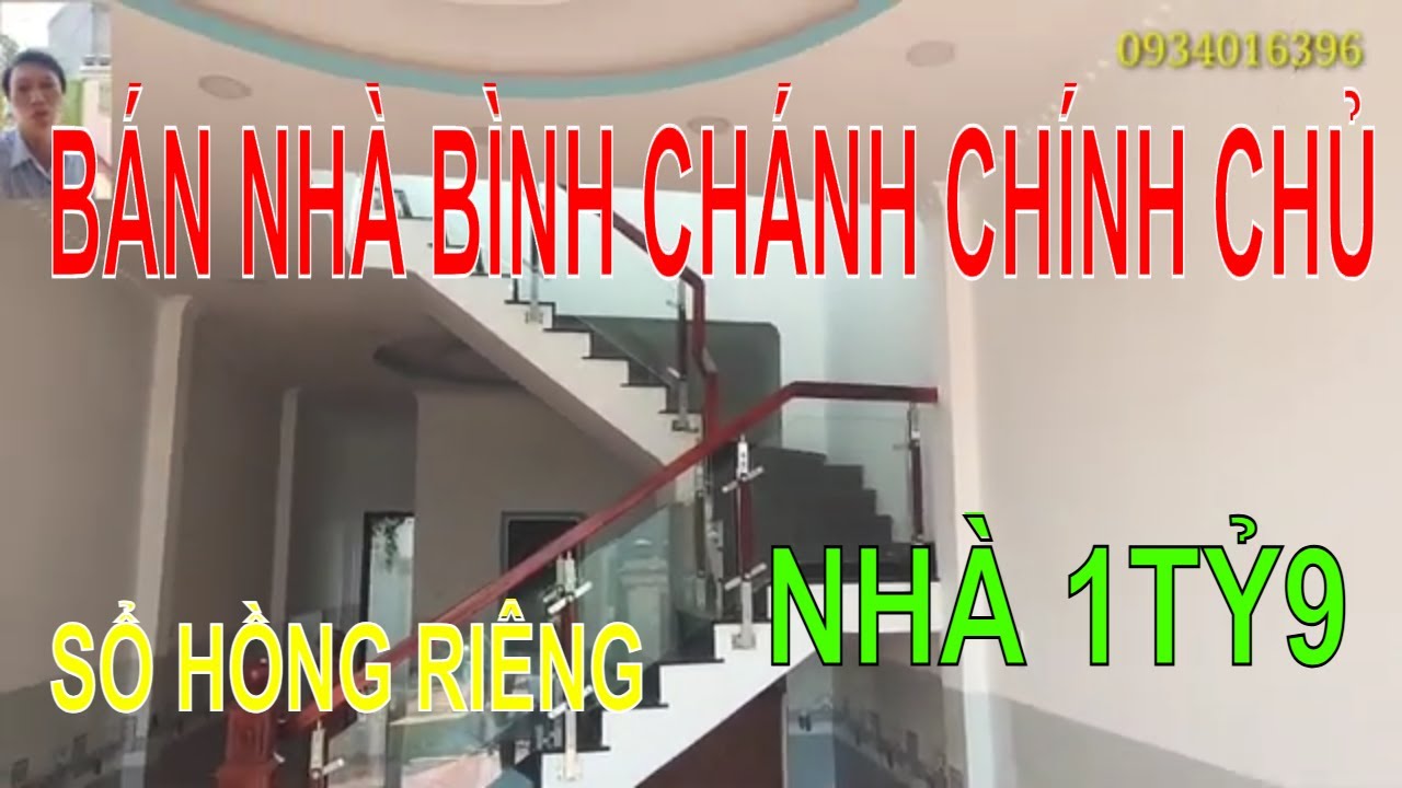 BÁN NHÀ CHÍNH CHỦ SỔ HỒNG RIÊNG GẦN CHỢ BÌNH CHÁNH GIÁ CHỈ 1TỶ9