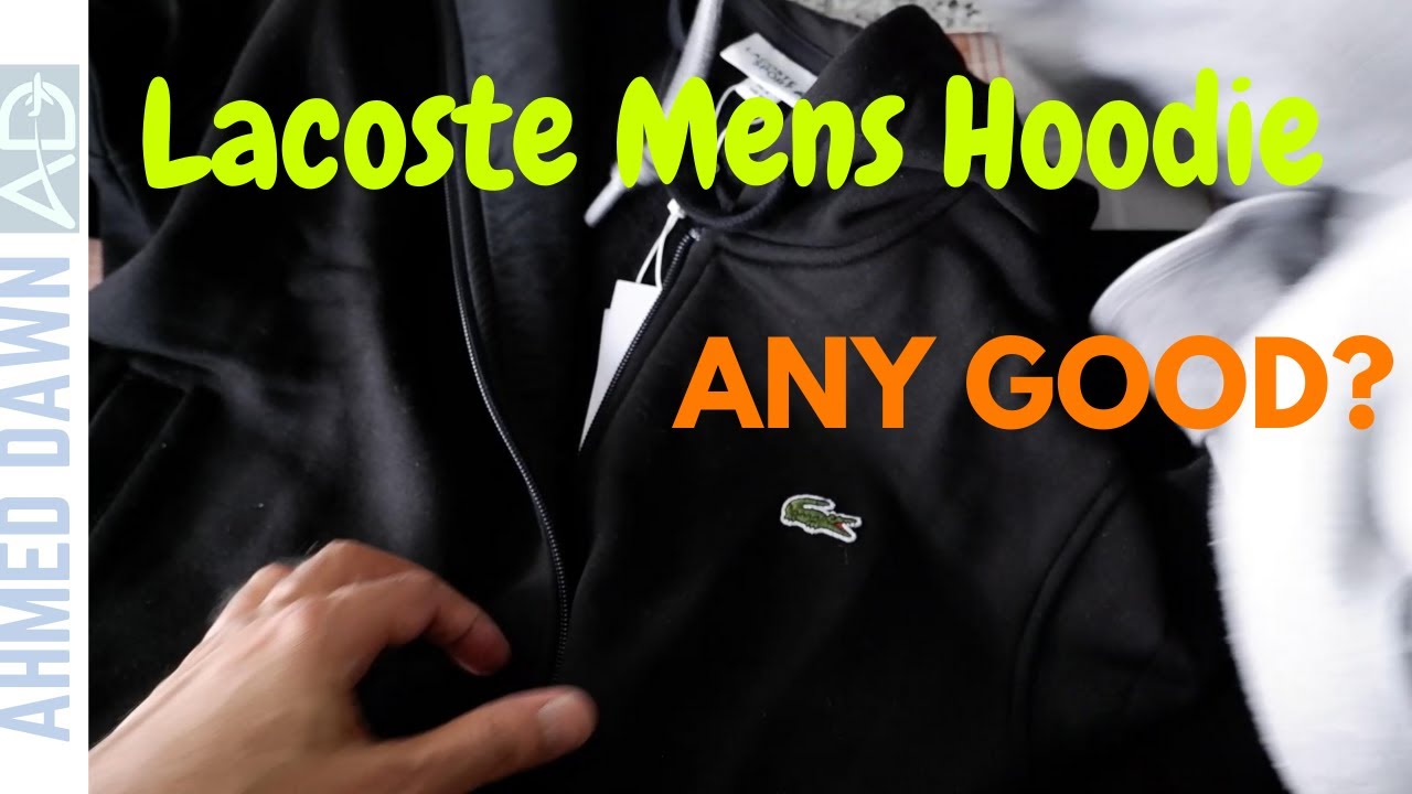 Lacoste Mens Hoodie Unboxing & Review | Lacoste vs. Nautica Men's Hoodie