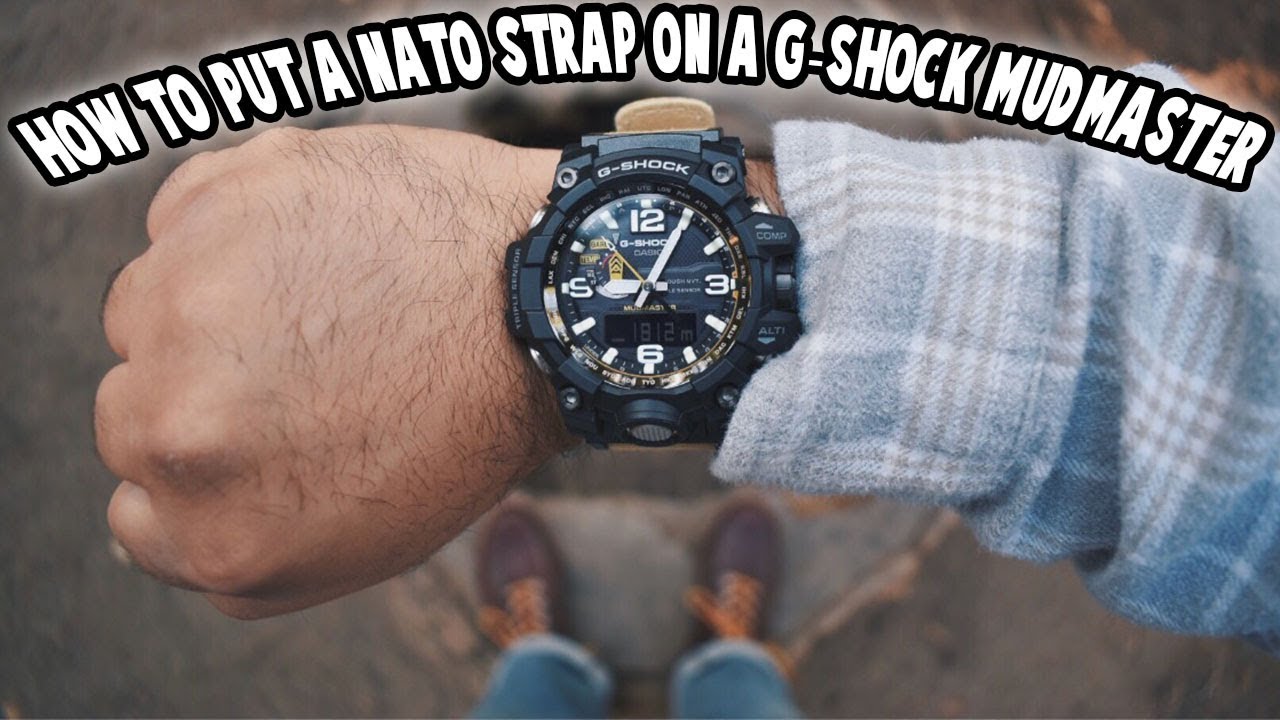 Как установить ремешок НАТО на часы G-Shock Mudmaster!
