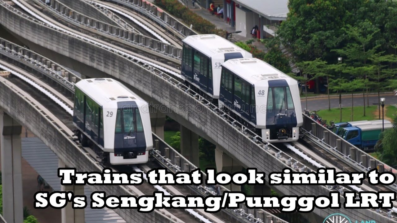 Trains that look similar to SG's Sengkang/Punggol LRT