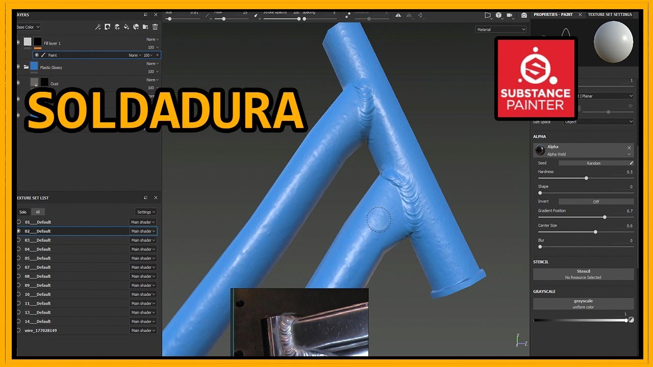 SUBSTANCE PAINTER | SOLDADURA