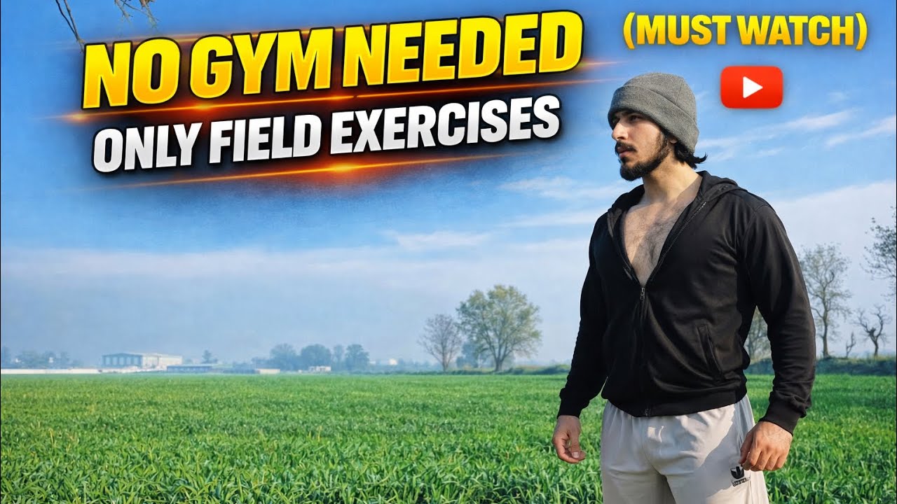 No Gym — Only Field 💪 | My Powerful Outdoor Workout Routine