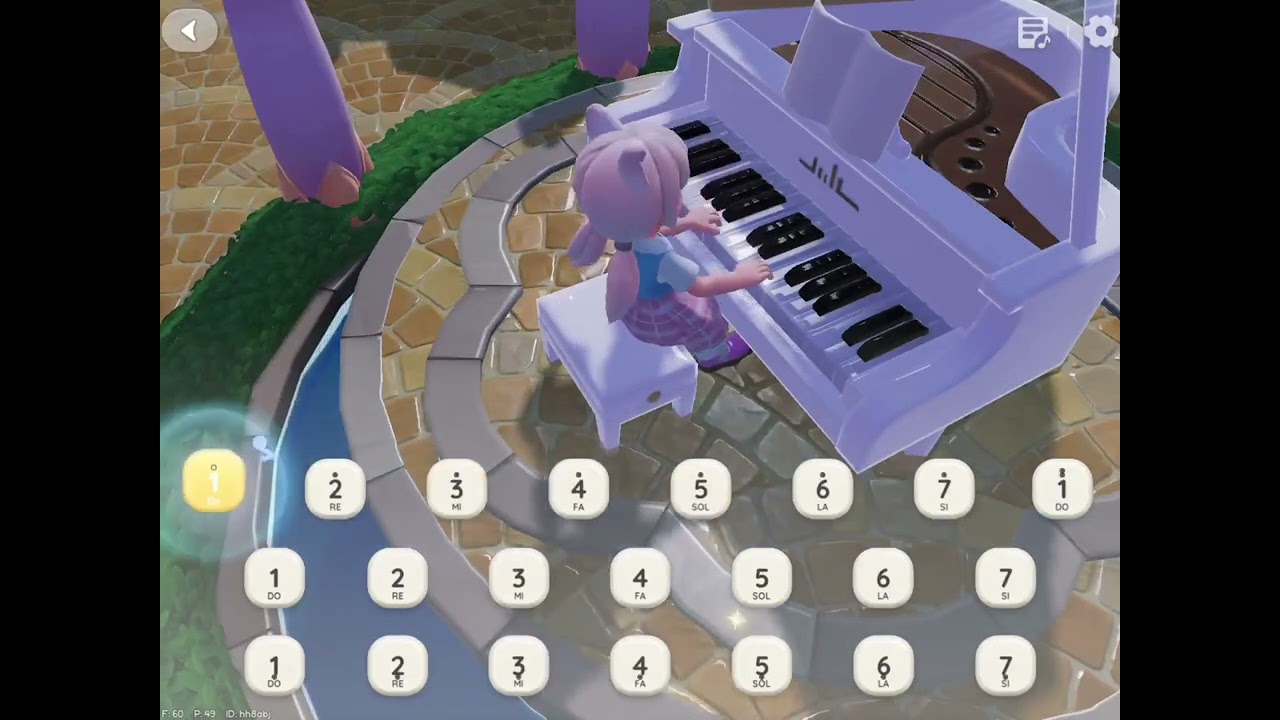 Playing Golden From Kpop Demon Hunters on the Piano in Heartopia 