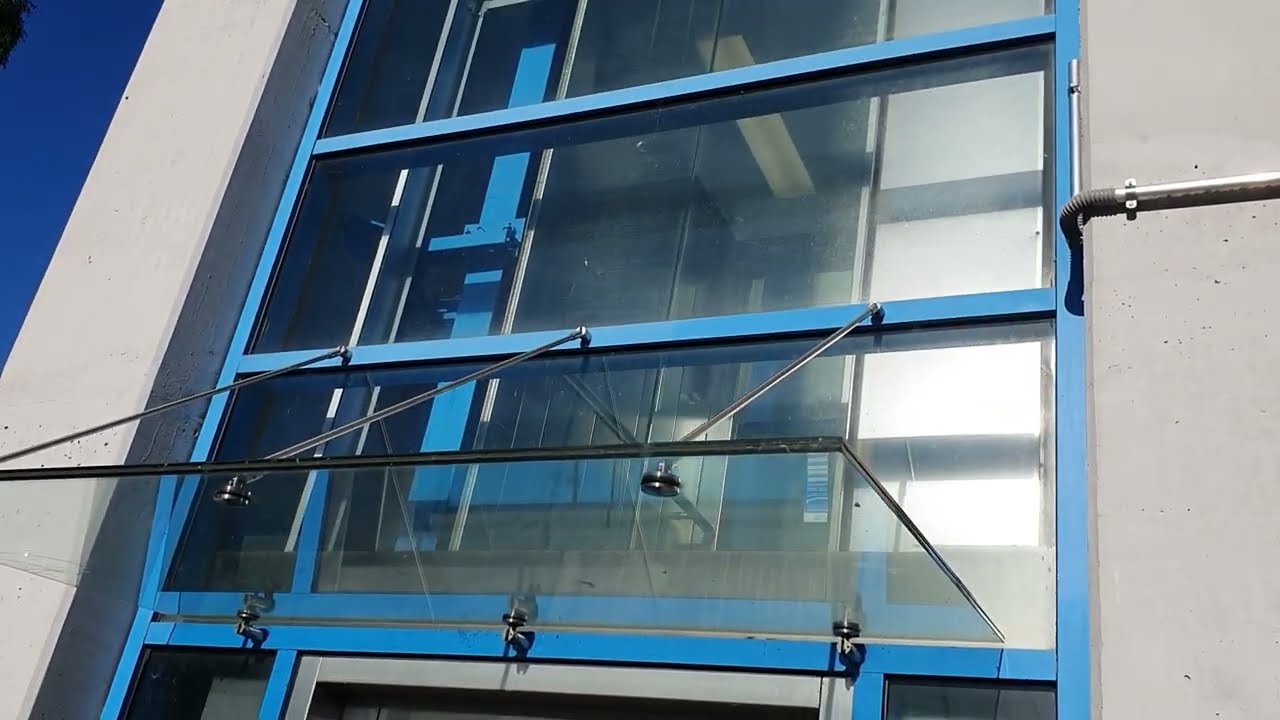 (Musical) NEW Lift Steuerung! Ginzel Glasaufzüge bei einer Fußgängerbrücke in Holzwickede.