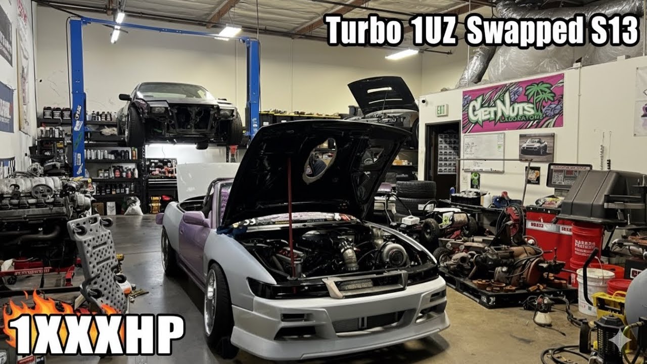 Turbo 1UZ 240SX Sounds Insane!