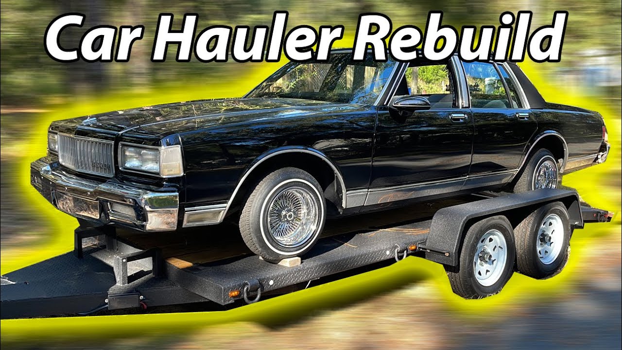 Complete Car Hauler/Trailer rebuild with raptor bed liner